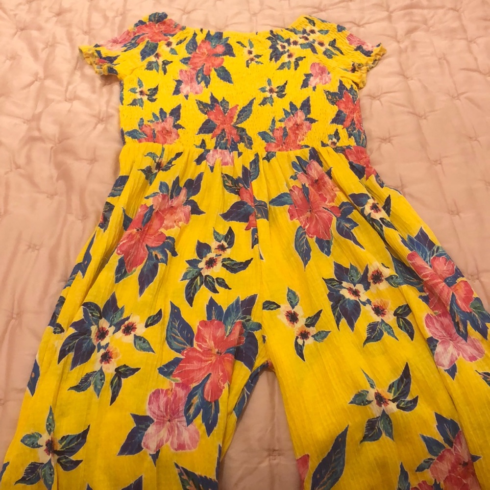 Zara Girls: Yellow Floral Romper